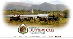 Desktop Screenshot of killarneyjauntingcars.ie